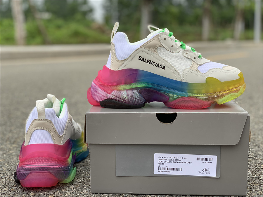 Balenciaga triple s rainbow online